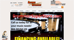 Desktop Screenshot of drummersuperstore.com